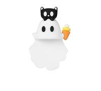Generico Ghostees Mystery Phone Buddy, Halloween Cute-Ghost Phones Charm Cute Cling Decoration, Stick-On Halloween Ghost & Pumpkin Phone Topper For All phones (a)