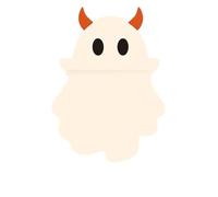 Generico Ghostees Mystery Phone Buddy, Halloween Cute-Ghost Phones Charm Cute Cling Decoration, Stick-On Halloween Ghost & Pumpkin Phone Topper For All phones (D)
