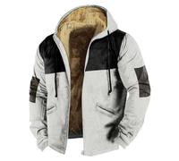 Generico Giacca a Uomo Invernale Bomber Old School, Imbottito Corto, Giubbotto Aderente, Vestibilità Ottimale, Giacchetto Autunnale Giacca A Tecnica Giacca Lunga Impermeabile Uomo
