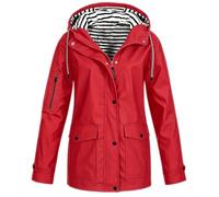 Generico Giacca a Vento Donna Comodo Con Cappuccio Zip Abbigliamento Coppia Antivento Traspirante Per Autunno E Invernale Giacca Impermeabile Casual Per Jogging Escursionismo Sportivo E Outdoor Sport