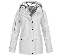 Generico Giacca a Vento Donna Comodo Con Cappuccio Zip Abbigliamento Coppia Antivento Traspirante Per Autunno E Invernale Giacca Impermeabile Casual Per Jogging Escursionismo Sportivo E Outdoor Sport