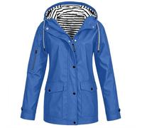 Generico Giacca a Vento Donna Comodo Con Cappuccio Zip Abbigliamento Coppia Antivento Traspirante Per Autunno E Invernale Giacca Impermeabile Casual Per Jogging Escursionismo Sportivo E Outdoor Sport