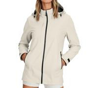 Generico Giacca a Vento Donna Leggera con Cappuccio, Giacca Impermeabile Casual per Primavera e Autunno, Ideale per Viaggi e Attività all'Aperto, Multi-Tasca Funzionale