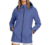 Generico Giacca a Vento Donna Leggera con Cappuccio, Giacca Impermeabile Casual per Primavera e Autunno, Ideale per Viaggi e Attività all'Aperto, Multi-Tasca Funzionale