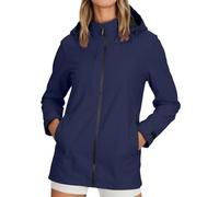 Generico Giacca a Vento Donna Leggera con Cappuccio, Giacca Impermeabile Casual per Primavera e Autunno, Ideale per Viaggi e Attività all'Aperto, Multi-Tasca Funzionale