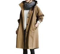 Generico Giacca Antivento Donna Comodo Con Cappuccio Zip Abbigliamento Coppia Vento Pioggia Casual Per Autunno E Invernale Giacche a Vento Leggera Per Sportivo Viaggi Escursionismo E Tempo Libero