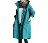 Generico Giacca Antivento Donna Comodo Con Cappuccio Zip Abbigliamento Coppia Vento Pioggia Casual Per Autunno E Invernale Giacche a Vento Leggera Per Sportivo Viaggi Escursionismo E Tempo Libero