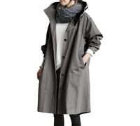 Generico Giacca Antivento Donna Comodo Con Cappuccio Zip Abbigliamento Coppia Vento Pioggia Casual Per Autunno E Invernale Giacche a Vento Leggera Per Sportivo Viaggi Escursionismo E Tempo Libero