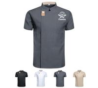 Generico Giacca Cuoco Personalizzabile Con Logo Text, Divisa Da Chef Personalizzata Camicia Da Cucina Moderna E Leggera, Per Pizzeria Hotel Panetteria Ristorante Mensa