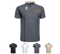 Generico Giacca Cuoco Personalizzabile Con Logo Text, Divisa Da Chef Personalizzata Camicia Da Cucina Moderna E Leggera, Per Pizzeria Hotel Panetteria Ristorante Mensa