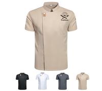 Generico Giacca Cuoco Personalizzabile Con Logo Text, Divisa Da Chef Personalizzata Camicia Da Cucina Moderna E Leggera, Per Pizzeria Hotel Panetteria Ristorante Mensa