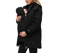 Generico Giacca da portare per neonati, giacca premaman, moda premaman, giacca invernale 3 in 1 per la gravidanza, cappotto premaman, giacca invernale per la gravidanza
