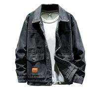 Generico Giacca Da Uomo Leggera Cappuccio Casual Mezza Stagione Antivento Fodera Caldo Vintage Steampunk Primavera Estate Bomber Trekking Ciclismo