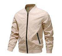 Generico Giacca da Uomo Leggera Elegante Cappotto Manica Lunga Media Slim Fit Parka Riscaldato Taglie Forti Caldo Comodo Trapuntato Pesante Invernale Lucido Costume Uniforme Carnevale