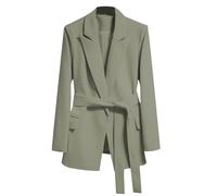 Generico Giacca Di Pelle Piumini Donna 100 Grammi Top Da Donna 2024 Nuovo Con Lacci Che Dimagrisce Temperamento Sottile Alla Da Strada Felpa Invernale Giubbino 100 Gr Green L