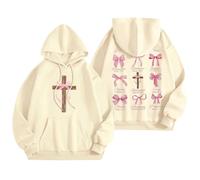 Generico Giacca Donna Autunno Felpa da con Stampa Oversize Top Personalizzata Super Soft Touch Abbigliamento Casual Y2K Cappuccio Felpe Streetwear