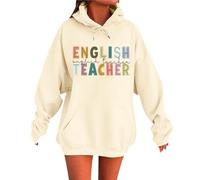 Generico Giacca Donna Autunno Solid Color Felpa da Cappuccio Maniche Lunghe Personalizzata Super Soft Touch Allentato Casual in Maglia Hoodie Coulisse Y2K Moda Streetwear