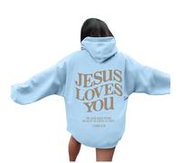 Generico Giacca Donna Autunno Solid Color Felpa da Cappuccio Maniche Lunghe Personalizzata Super Soft Touch Allentato Casual in Maglia Hoodie con Tasche Adolescenti attività All'Aperto