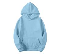 Generico Giacca Donna Autunno Solid Color Felpa da Cappuccio Zip Puff Felpe con Scollo Rotondo E Spacco Laterale Baggy Soft Hoodie Adolescenti attività All'Aperto