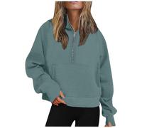 Generico Giacca Donna Autunno Stampa Casual Cappuccio Felpa Elegante Zippe Personalizzata Super Soft Touch Abbigliamento Baggy Hoodie per E Inverno