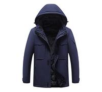 Generico Giacca Donna Riscaldata USB Quattro Controlli Diciassette Zone Riscaldante Uomo Maglia Termica Ricaricabile Intelligente Giacca Vest Termico Sport Invernale(Dark Blue, XL)