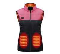 Generico Giacca Donna Riscaldata USB Undici Zone Riscaldante Uomo Maglia Termica Ricaricabile Intelligente Giacca Vest Termico Donna Blusa Termica(M)