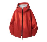 Generico Giacca Softshell da Uomo Antivento con Chiusura Lampo da Montagna in Pile Giacca A Vento Caldo Cappello Parka Soprabito Impermeabile per Jogging Basket Escursionismo Corsa Viaggi Trekking