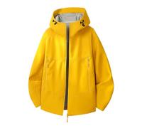 Generico Giacca Softshell da Uomo Antivento con Chiusura Lampo da Montagna in Pile Giacca A Vento Caldo Cappello Parka Soprabito Impermeabile per Jogging Basket Escursionismo Corsa Viaggi Trekking