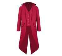 Generico Giacca Steampunk Da Uomo Costume Cosplay Gotico di Halloween | Costume Giacca a Coda Vintage per Uomo da Ballo in Maschera e di Ruolo su Palco per Celebrazioni Feste e Party