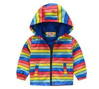Generico Giacche Bambino per Ragazzi,Giacca con Cappuccio da Ragazzo Giacca Cerniera Antivento Outwear completati Top Trendy Autunno Classico Leggera Cappotto Il Tempo Libero
