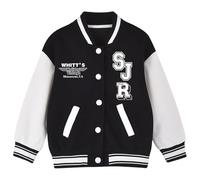 Generico Giacche per Ragazzi,Giubbotto Antivento Giacca di Jeans Casuale Y2k Hiphop Giacchetto completati da Top Trendy Leggera Traspirante Cappotti Primavera Autunnali Ragazzi