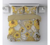 Generico Giallo Elegante Artistico Naturale Squisito Curativo copripiumini Tocco confortevole parure copripiumino Con federa e cerniera Adatto sia per l'inverno che per l'estate 200 x 200cm