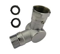 Generico Giardino Tubo Girevole, Raccordo Rotante a 180 e 360 Gradi in Metallo, Giunto Regolabile per Innaffiare Piante e Pulizia Cortile