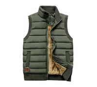 Generico Gilet casual maschile taglio ampio e imbottito per un moderno e confortevole in ogni stagione ideale da indossare sopra maglioni o felpe