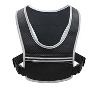 Genérico Gilet De Course - Gilet D'hydratation De | Sac Hydratation Téléphone | Gilet Réfléchissant Léger Avec Poche Étanche, Pochette Bouteille Eau Pour Cyclisme Running Randonnée Trail Et Activités