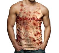 Genérico Gilet di Halloween per uomo taglia grande pigiama uomo stampa sanguinosa gilet uomo manica corta allentato top con bottoni casual all'aperto festa di Halloween, Viola, 4X-Large