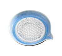 Generico Ginger Grater - Ceramic Garlic Grater Plate | Garlic Ģrater Plate, Handmade Kitchen Tool, Ģinger Cheese Ģrater Dish for GarlicGinger Lemon Fruits Vegetables Chocolate Cooking Prep Tool