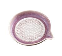 Generico Ginger Grater - Ceramic Garlic Grater Plate | Garlic Ģrater Plate, Handmade Kitchen Tool, Ģinger Cheese Ģrater Dish for GarlicGinger Lemon Fruits Vegetables Chocolate Cooking Prep Tool