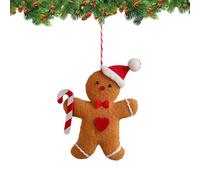 Generico Gingerbread Man Ornaments - Cute Reusable Cartoon Holiday Decor | Festive Christmas Figurines Tree Decorations Fun Family Party for Home Living Room Fireplace Celebration