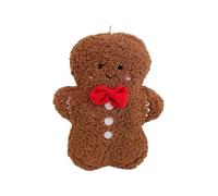 Generico Gingerbread Man Plush Toy | Materiale Robusto | 18 Cm | Ripieno di Peluche di Pan di | GIOCCOLO COMUNICATO PRESO Umano Chiedi | Uso Versatile | per Il Divano Tavolo da Festa delle Case