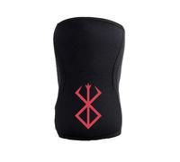 Generico Ginocchiera in Neoprene for Sollevamento Pesi Anime Fitness, Supporto Rigido for Peso, Ginocchiera a Compressione for Powerlifting(G,S(knee32.5-34.5cm))