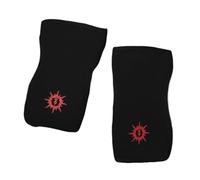Generico Ginocchiera in Neoprene for Sollevamento Pesi Anime Fitness, Supporto Rigido for Peso, Ginocchiera a Compressione for Powerlifting(B,L(knee36.5-39cm))