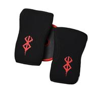 Generico Ginocchiere a Compressione in Neoprene, Ottimo Supporto for Cross Training, Sollevamento Pesi, Powerlifting, Squat, Basket e Altro Ancora(M,M(knee34.5-36.5cm))