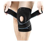 Generico Ginocchiere for Uomini e Donne con stabilizzatori Laterali in Gel for Rotula, artrite, Rottura del menisco, legamento crociato Anteriore, Sollievo, Corsa(Blue,XXL)