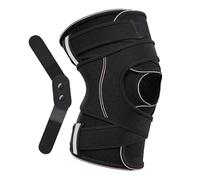 Generico Ginocchiere incernierate for Il Dolore Donna Uomo Supporto con stabilizzatori Laterali for la Corsa Contro l'artrite da Strappo del menisco(XL)