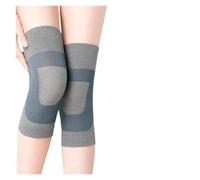 Generico Ginocchiere Termiche 1 Pair Knee Warmers For Women Men Brace Support Compression Sleeve Leg Warmer Winter Cycling Ski Running Pad(Gray-Short Style,M for 40-60kg)