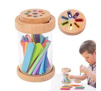 Genérico Giocattoli Combinazione Colori - 11x7.5x7.5cm | Bicchieri Classificazione Gioco Sensoriale Combinazione | Giocattolo Apprendimento Classificazione Colori Motricità Fine Educazione Precoce |