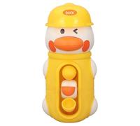 Generico Giocattoli da bagno - Set da gioco per bambini con papera, ruota idraulica girevole, irrigatore sensoriale, compagno galleggiante colorato, intrattenimento interattivo nella vasca da bagno |
