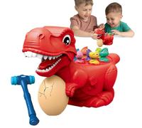 Genérico Giocattoli da battere, gioco di colpi per bambini, gioco di martellare dinosauri con suono e luce, gioco di abilità motorie , giocattolo per lo sviluppo precoce