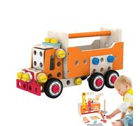 Generico Giocattoli da Costruzione,Attività Di Giochi Educativi,Set da Costruzione STEM in Legno - Per Età 3+, Abilità Motorie Finie, Bambine Prescolare, Viaggio, Festa, Natale, Compleanno